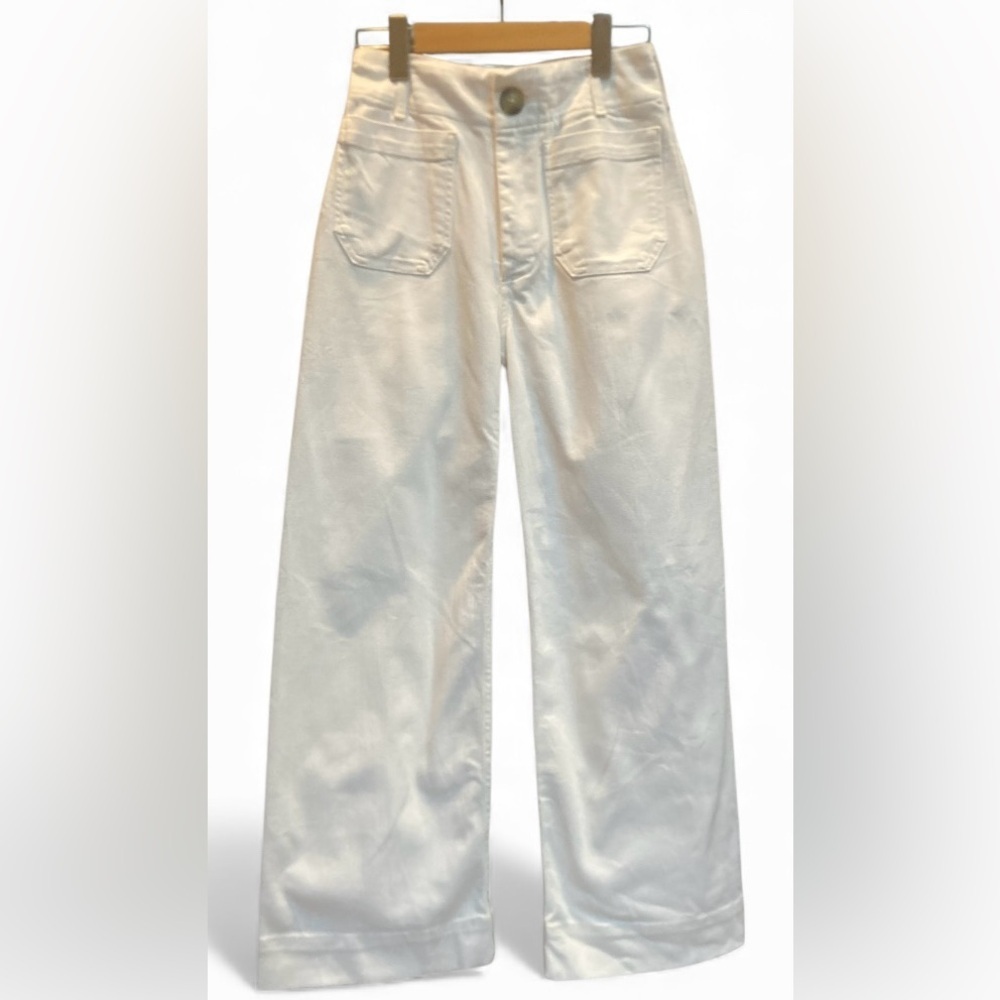Maeve Anthropologie Colette Wide Leg Jeans Size 25 High Rise Womens Denim Pants